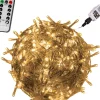 Trend24 Kerstverlichting - Sfeerverlichting - Kerstverlichting Buiten - Kerstverlichting Binnen - Kerstversiering - Feestverlichting - Lichtsnoer - Lichtsnoer Buiten - Voor Binnen En Buiten - Met Afstandsbediening - 5 M - Warm Wit Cheap