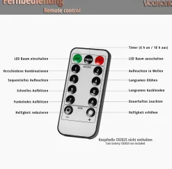 Trend24 Kerstverlichting - Sfeerverlichting - Kerstverlichting Buiten - Kerstverlichting Binnen - Kerstversiering - Feestverlichting - Lichtsnoer - Lichtsnoer Buiten - Voor Binnen En Buiten - Met Afstandsbediening - 5 M - Warm Wit Cheap