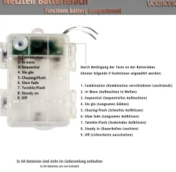 Trend24 Kerstverlichting - Sfeerverlichting - Kerstverlichting Buiten - Kerstverlichting Binnen - Kerstversiering - Feestverlichting - Lichtsnoer - Lichtsnoer Buiten - Voor Binnen En Buiten - Op Batterij - Met Afstandsbediening - 10 M - Warm Koud Shop