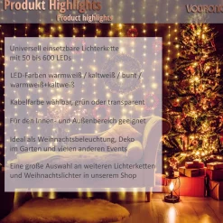 Trend24 Kerstverlichting - Sfeerverlichting - Kerstverlichting Buiten - Kerstverlichting Binnen - Kerstversiering - Feestverlichting - Lichtsnoer - Lichtsnoer Buiten - Voor Binnen En Buiten - 20 M - Warm Koud Outlet