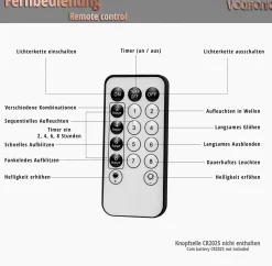 Trend24 Kerstverlichting - Sfeerverlichting - Kerstverlichting Buiten - Kerstverlichting Binnen - Kerstversiering - Feestverlichting - Lichtsnoer - Lichtsnoer Buiten - Voor Binnen En Buiten - Op Batterij - Met Afstandsbediening - 10 M - Warm Wit Cheap