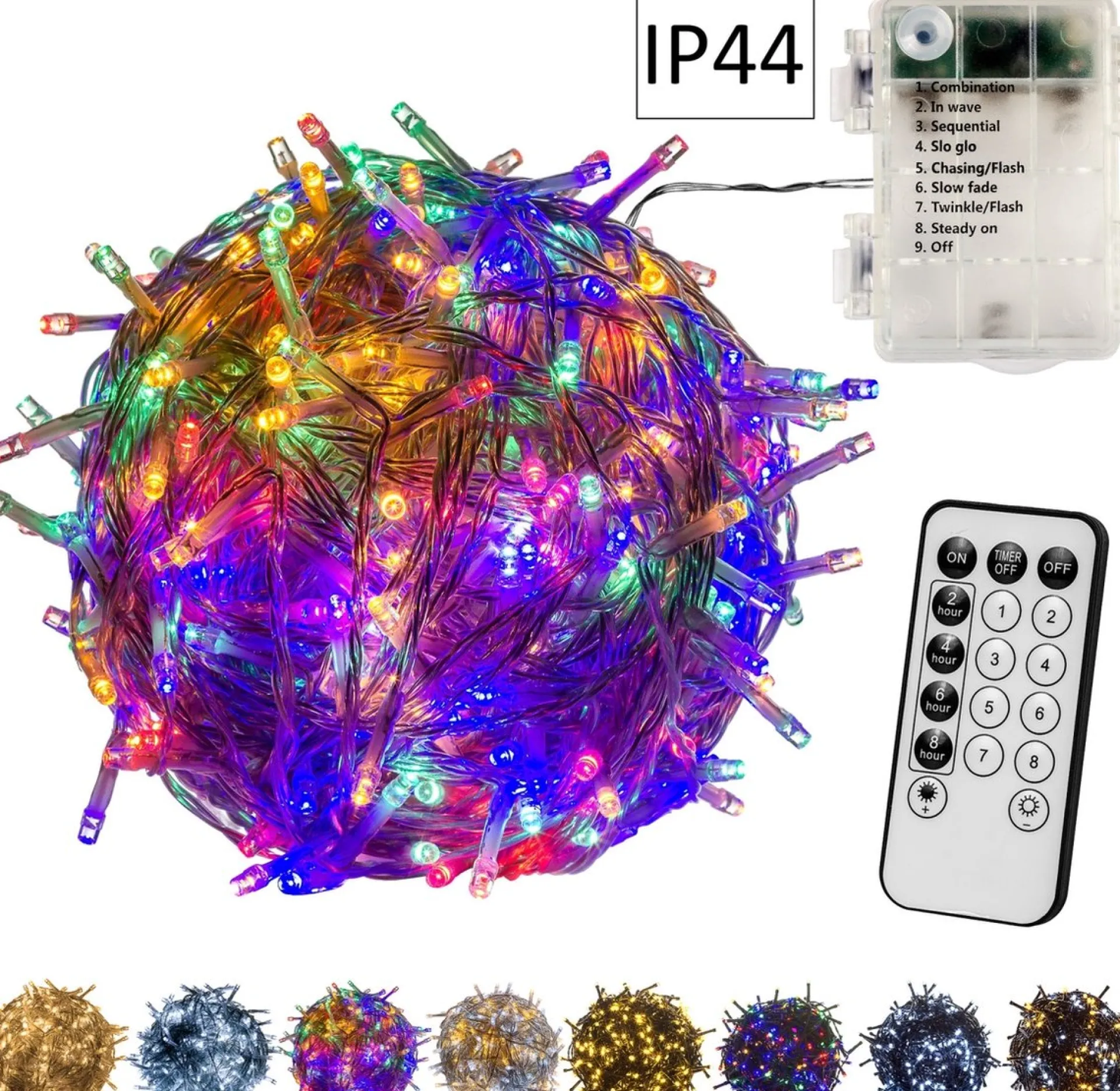 Trend24 Kerstverlichting - Sfeerverlichting - Kerstverlichting Buiten - Kerstverlichting Binnen - Kerstversiering - Feestverlichting - Lichtsnoer - Lichtsnoer Buiten - Voor Binnen En Buiten - Op Batterij - Met Afstandsbediening - 10 M - Warm Wit Cheap