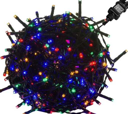 Trend24 Kerstverlichting - Sfeerverlichting - Kerstverlichting Buiten - Kerstverlichting Binnen - Kerstversiering - Feestverlichting - Lichtsnoer - Lichtsnoer Buiten - Voor Binnen En Buiten - 20 M - Veelkleurig Outlet