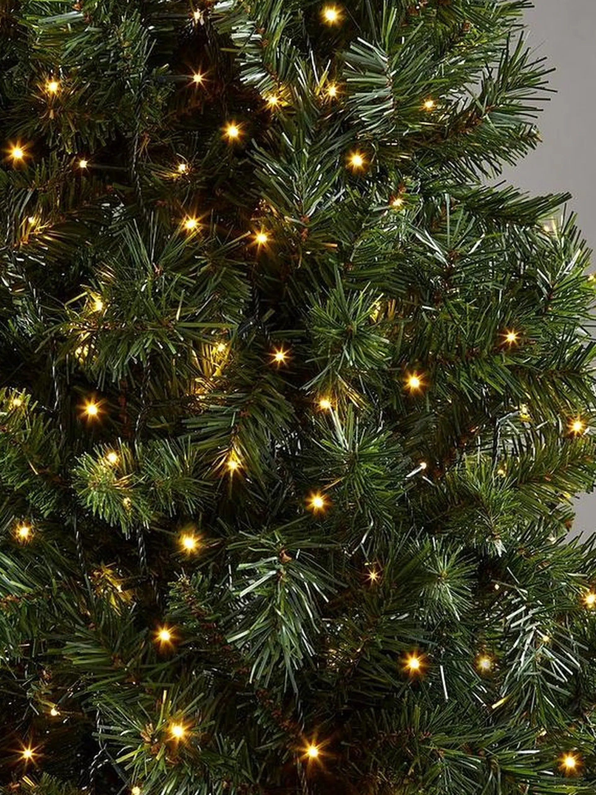 discountershop Kerstverlichting Buiten - 10 Meter 500 Led - Extra Warm Wit - Lichtsnoer Nano Koperdraad - Ip44 Stekker Met Timerfunctie - Kerstboomverlichting - Geschikt Voor Binnen En Buiten - Kerstverlichting Led Clearance