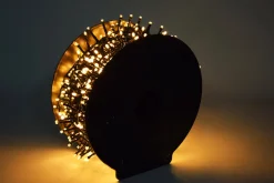 discountershop Kerstverlichting Buiten - 10 Meter 500 Led - Extra Warm Wit - Lichtsnoer Nano Koperdraad - Ip44 Stekker Met Timerfunctie - Kerstboomverlichting - Geschikt Voor Binnen En Buiten - Kerstverlichting Led Clearance