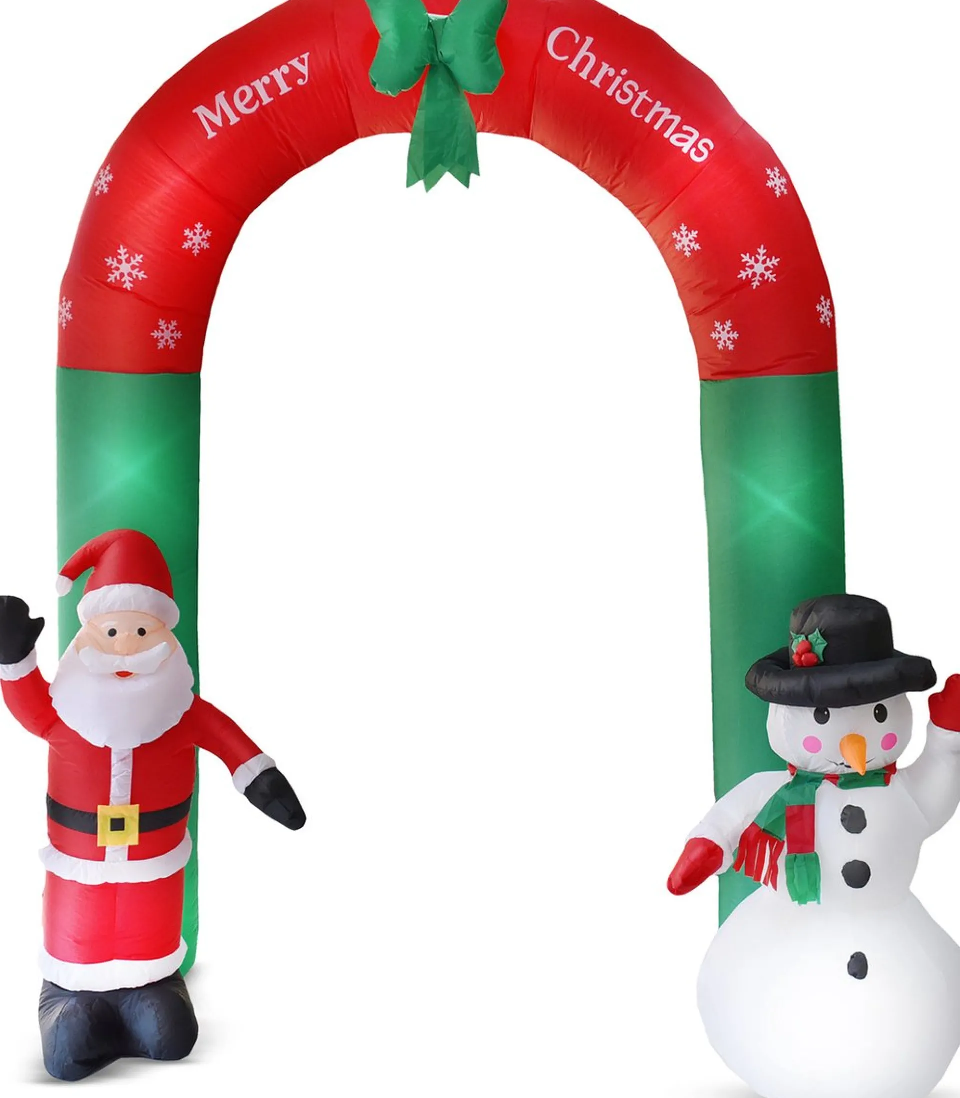 Family Christmas Kerstverlichting Buiten Op Netstroom - Opblaasbare Kerstboog Met Led Verlichting - Xl 240X240 Cm - New