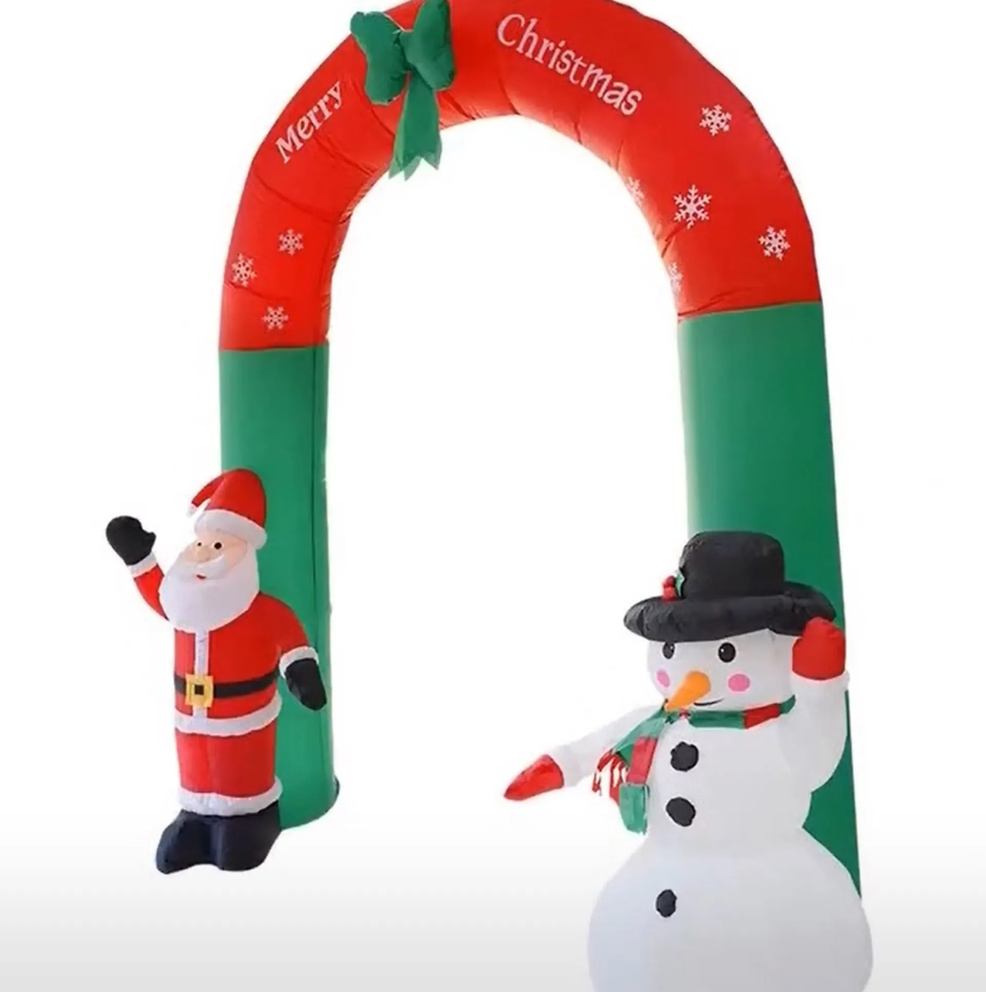 Family Christmas Kerstverlichting Buiten Op Netstroom - Opblaasbare Kerstboog Met Led Verlichting - Xl 240X240 Cm - New