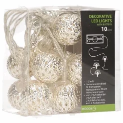Cosyu0026Trendy Kerstverlichting Kerstballen Slingers Met Led Licht 90 Cm - Kerstlampjes/Kerstlichtjes Lichtslingers Met Kerstballen Shop