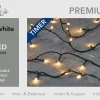Anna's Collection Kerstverlichting Warm Wit 40 Leds Met Dimmer En Timer Functie 400 Cm - Voor Buiten En Binnen - Boomverlichting Store