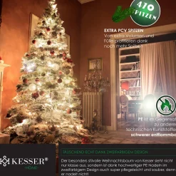 Kesser ® Kunstkerstboom - Kerstboom - Kunstmatige Kerstboom Van Pe - Sneeuw, 140Cm Discount