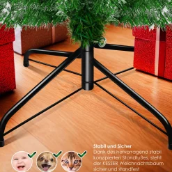 Kesser ® Kunstkerstboom - Kerstboom - Kunstmatige Kerstboom Van Pe - Sneeuw, 140Cm Discount