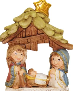 Merkloos Kerststallen>Kinderkamer/Kinder Kerststalletje 9 X 12 Cm