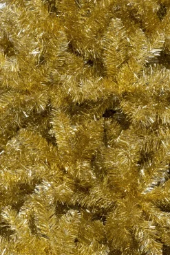 KJ Kunstkerstbomen Gouden Kunstkerstboom De Luxe - 180 Cm - Goud - 1050 Pvc Takken Outlet