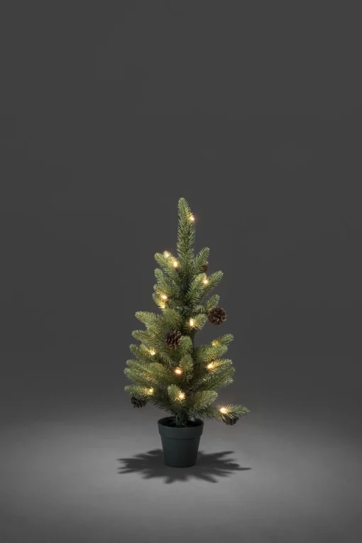 Konst Smide Konstsmide 3781 - Kerstdecoratie - 24 Lamps Led Kerstboompje - 60Cm - 6U En 9U Timer - Op Batterij - Voor Buiten - Warmwit Online