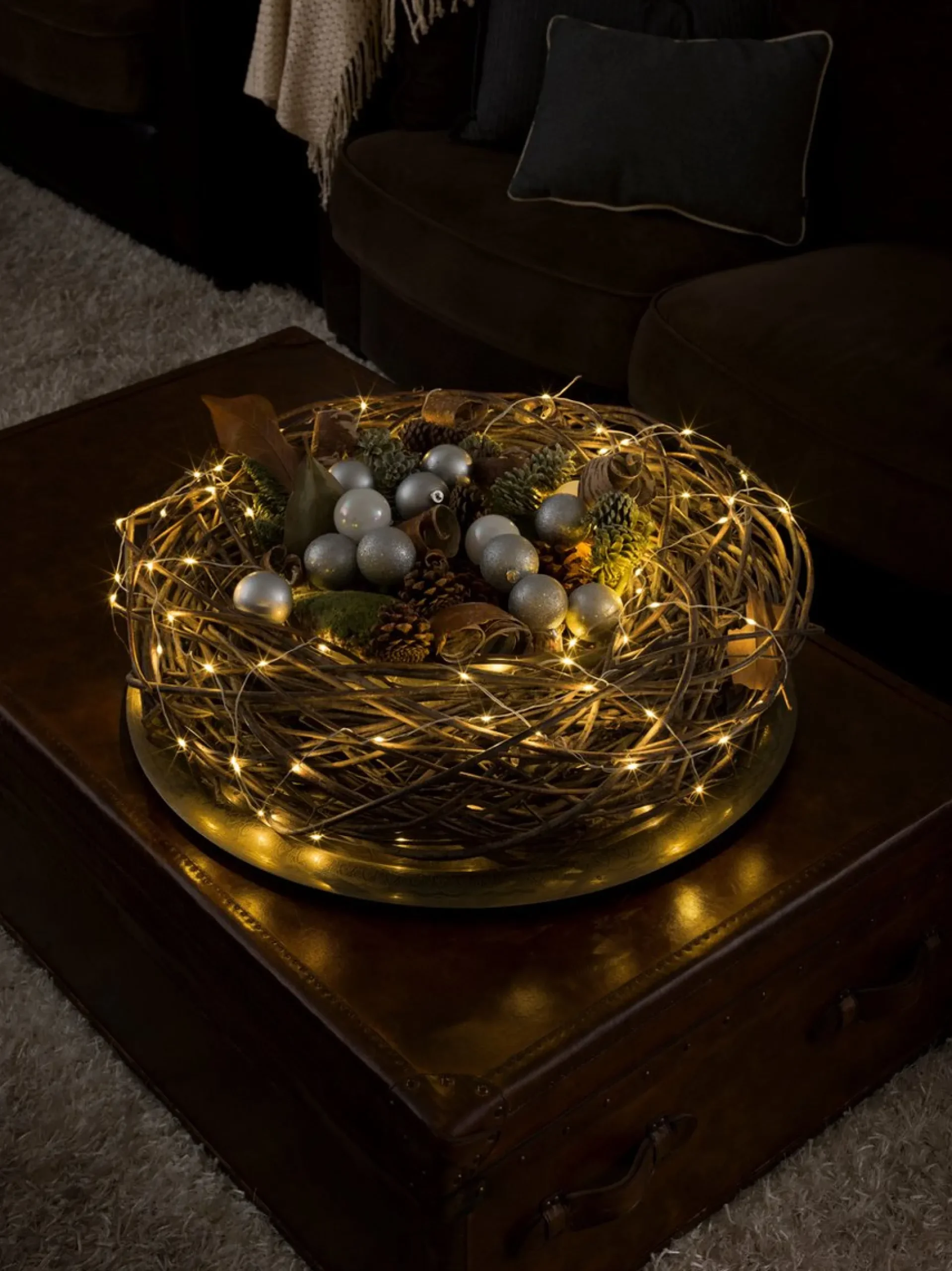 Konst Smide Konstsmide - 6386-102 Kerstverlichting (Motief) Druppel - Binnenin Led Met Netvoeding (Monochroom) - Warm Wit - Verlichte Lengte Shop