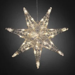Konst Smide Konstsmide 6110 - Verlicht Kerstfiguur - 32 Lamps Led Acryl Ster 1D - 45Cm - 24V - Voor Binnen - Warmwit Flash Sale