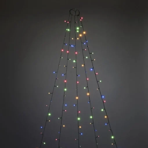 Konst Smide Guirlandes>Konstsmide Christmas Tree Lightset Led, Slinger, Polyvinyl Chloride (Pvc), Groen, Multi, 1,8 M, Ip20