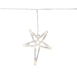 Konst Smide Kerststukjes></noscript>Konstsmide Decoratieve Verlichting Lichtdecoratie Ster - Transparant - 40 Lampen Led 2,4 W A