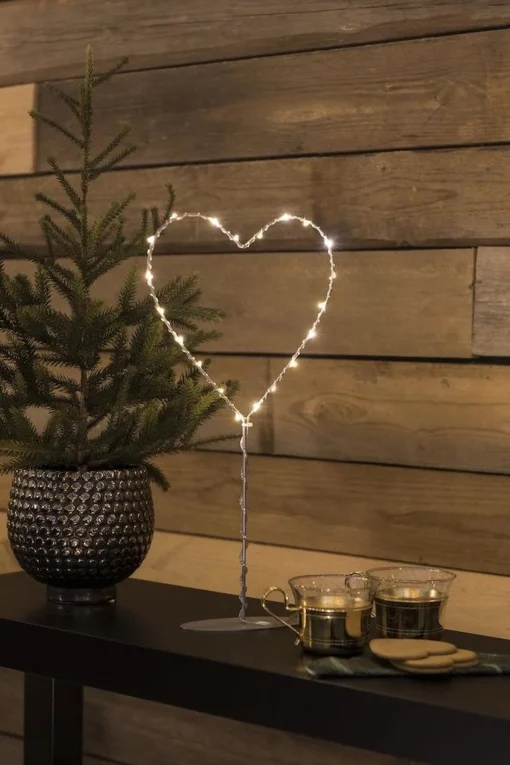 Konst Smide Konstsmide Kerstverlichting Hart 20 Led 2200K Ip20 40 Cm Amber Store