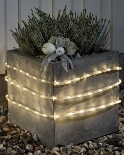 Konst Smide Konstsmide Led Lichtslang 9 Meter, Met Sensor En Timer, Warm Wit - 144 Led's Flash Sale