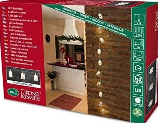 Konst Smide Konstsmide Led Lichtsnoer - Hologram-Effect - 10 Led - Warm Wit Clearance