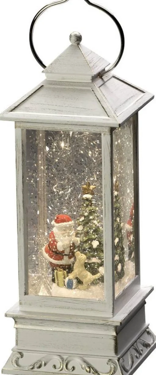 Konst Smide Konstsmide Led Sneeuwlantaarn Met Kerstman En Hond Discount