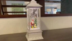 Konst Smide Konstsmide Led Sneeuwlantaarn Met Kerstman En Hond Discount