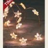 Anna's Collection Koperdraad Draadverlichting Sterren Met Timer Wit 2 Meter - Sfeerverlichting Voor Binnen Gebruik Hot