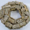 * Kerstkransen>Krans / Decoratie-Krans, Bruin: O 30 X 8 Cm, Hout