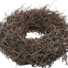 Dbt Kerstkransen>Krans - Herfstkrans - Kerstkrans - Hout - Bonsai Hout - Bruin - D