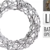 Home u0026 Styling collection Kerstkransen>Krans 40Cm Met 20 Lampjes