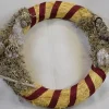 * Kerstkransen>Krans, Kerstkrans, Bordeaux/Bruin, O 40 Cm, 100% Natuurlijke Materialen