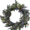 Everlands Krans Pe D60Cm Groen/Blauw Hot