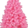 Merkloos Kunst Kerstboom/Kunstboom Roze 150 Cm - Kunst Kerstbomen / Kunstbomen Fashion
