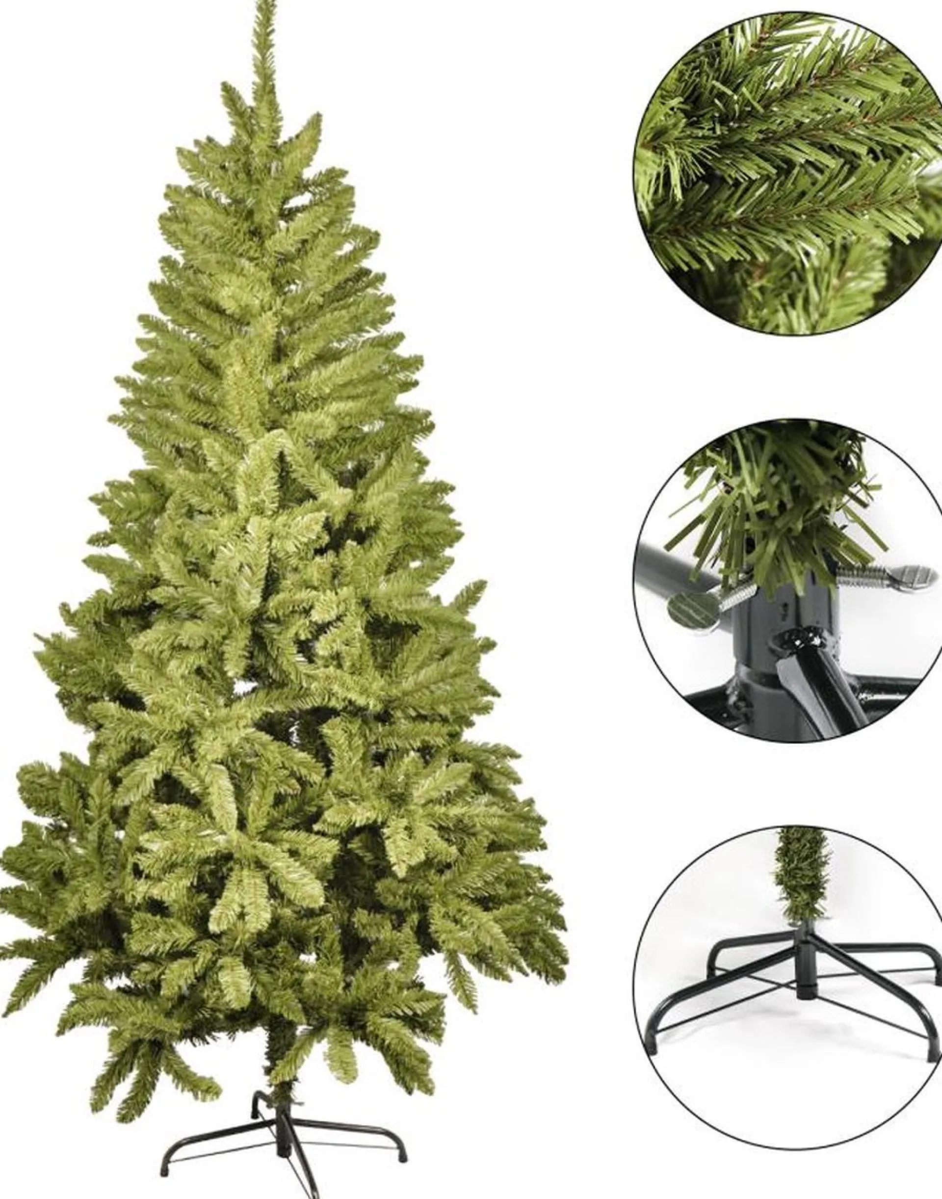 Viking Choice Kunstkerstboom - 220 Cm - Stalen Voet - Spar Groen Online