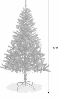 Aliceu0027s Garden Kunstkerstboom - 180 Cm - Verlichting En Voet Inbegrepen Cheap