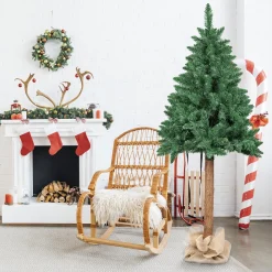 Viking Choice Kunstkerstboom 160 Cm - Spar Met Houten Stam Best Sale