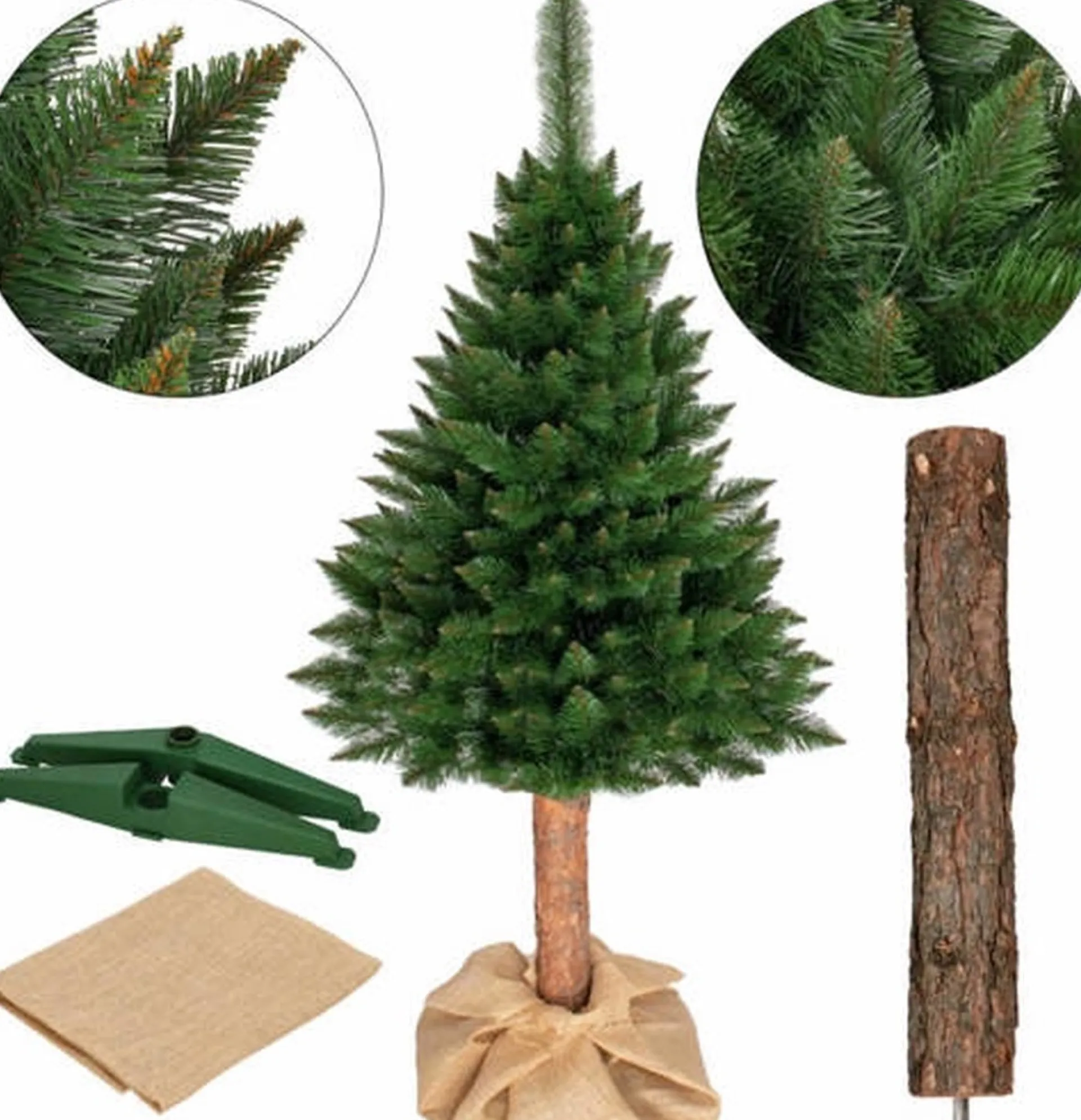 Viking Choice Kunstkerstboom 160 Cm - Spar Met Houten Stam Best Sale
