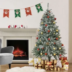 Juskys Kunstkerstboom / Kerstboom Talvi - 180 X 102 Cm - Sneeuw - Incl. Voet Outlet