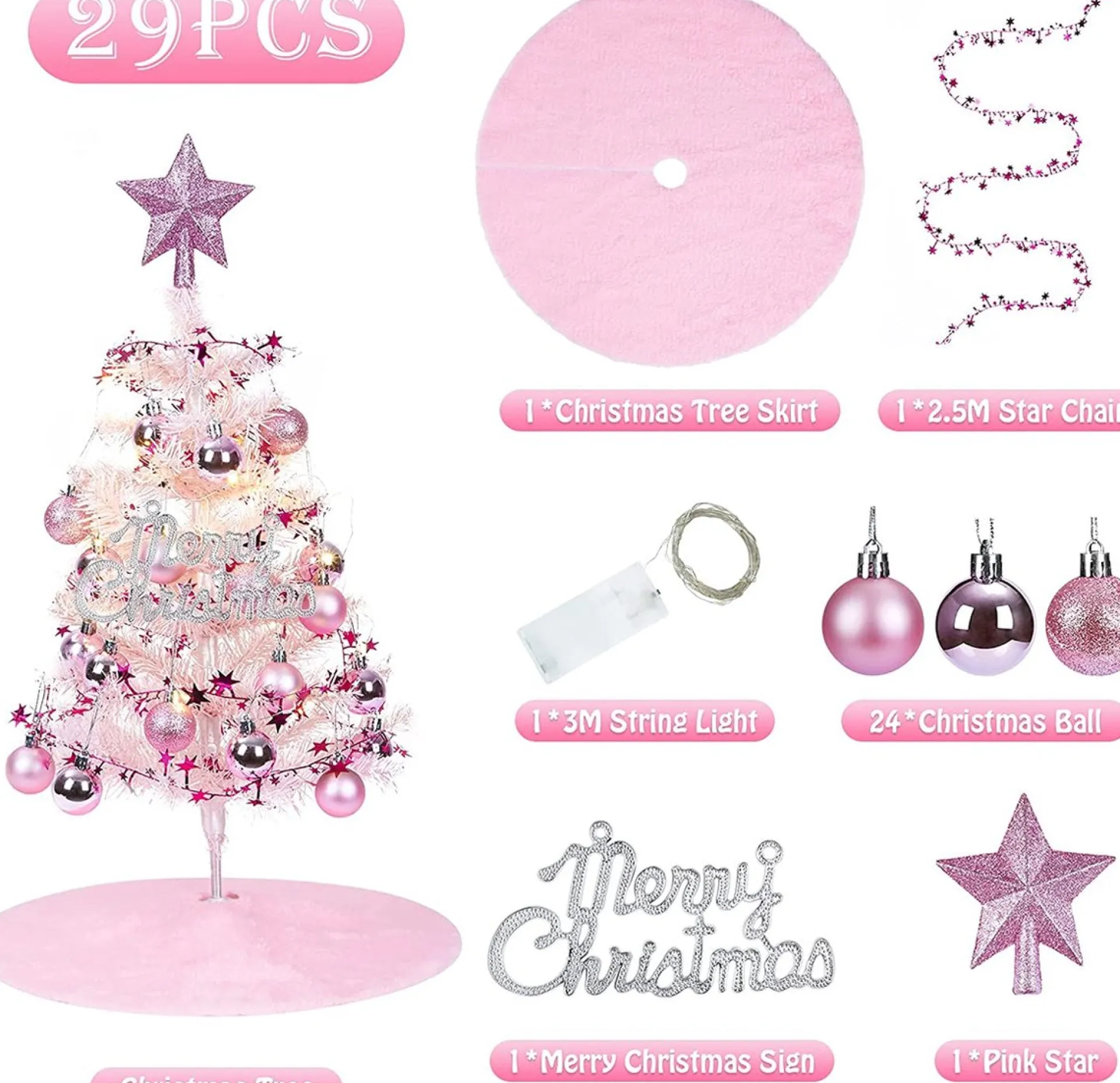 Merkloos Kunstkerstboom – Premium Kwaliteit - Realistische Kerstboom – Duurzaam 10 X 10 X 40 Cm Discount