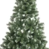 Merkloos Kunstkerstboom Abies - Spar - Met Witte Uiteinden - 440 Takjes - 150 Cm Best Sale