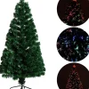 ChristmasGoodz Kunstkerstboom Met Glasvezel Verlichting En Decoratie - Kerstboom - Kerst - Led - 120 Cm Hot