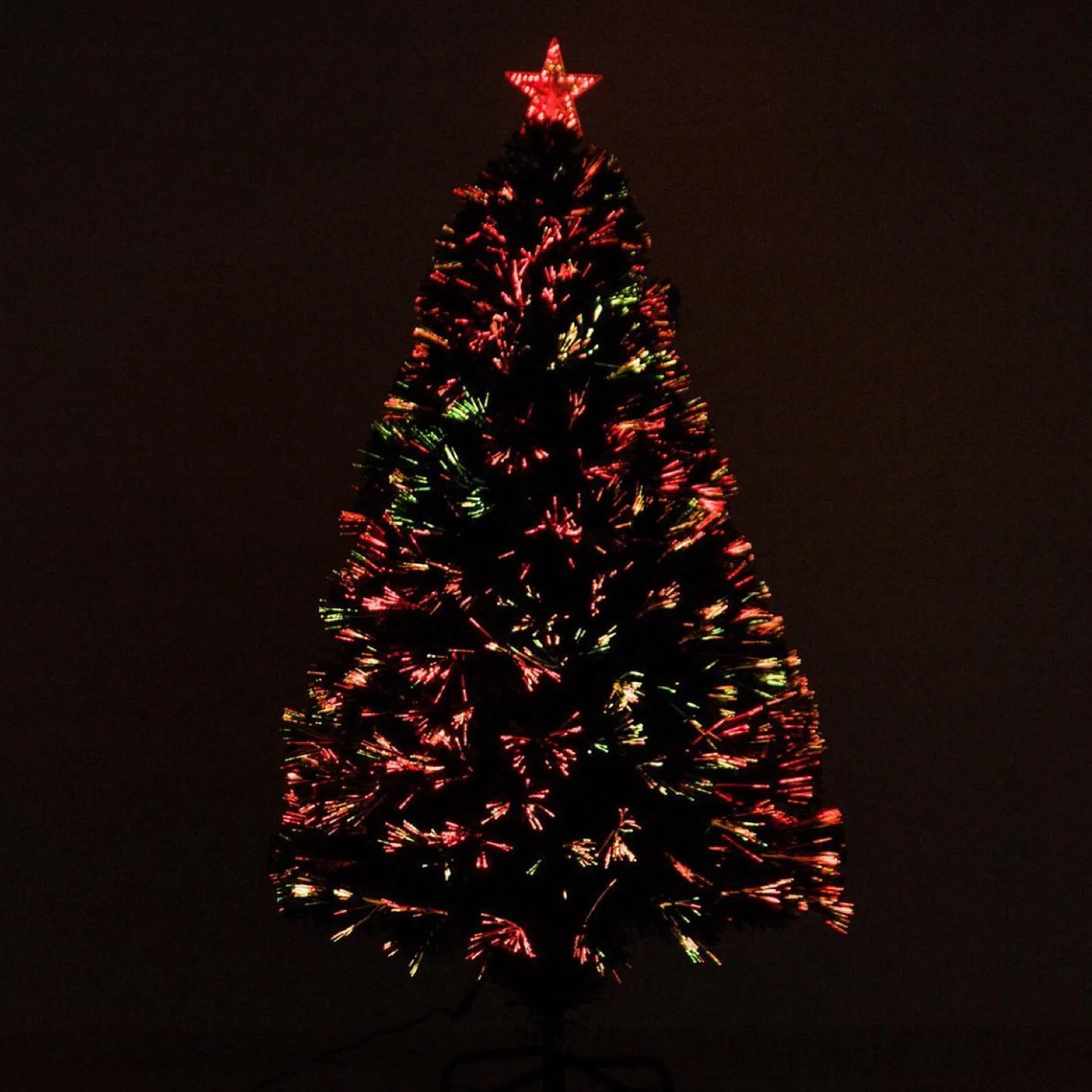 ChristmasGoodz Kunstkerstboom Met Glasvezel Verlichting En Decoratie - Kerstboom - Kerst - Led - 120 Cm Hot