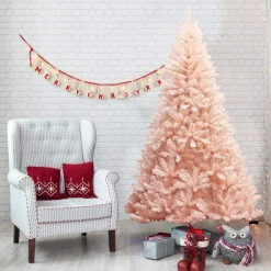 Costway Kunstkerstboom Metalen Standaard - Pvc Naalden - Kerstmis - Kerstboom - 180 Cm Discount