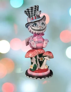 Kurt S. Adler Kerstbeelden></noscript> - Notenkraker - Cheshire Cat (Uit Alice In Wonderland)