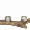 Naturn Christmas Kerststukjes>Landelijke Kaarsen Houder Rendier Gewei Kerstversiering Van | 55 Cm | Kerstverlichting | Houten Waxinelichtjes Houder | Kerstdecoratie Voor Binnen | Duurzame Kerst Versiering | Bruin