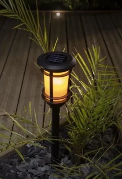 GALIX Guirlandes>Lantaarn Op Zonne-Energie - Natuurlijk Vlameffect -