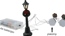 Banzaa Kerststallen></noscript>Led Kerstdorp Verlichting Lantaarn Set 3 Stuks