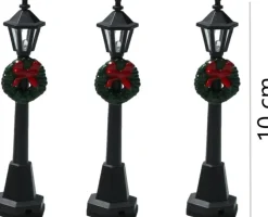 Banzaa Kerststallen></noscript>Led Kerstdorp Verlichting Lantaarn Set 3 Stuks