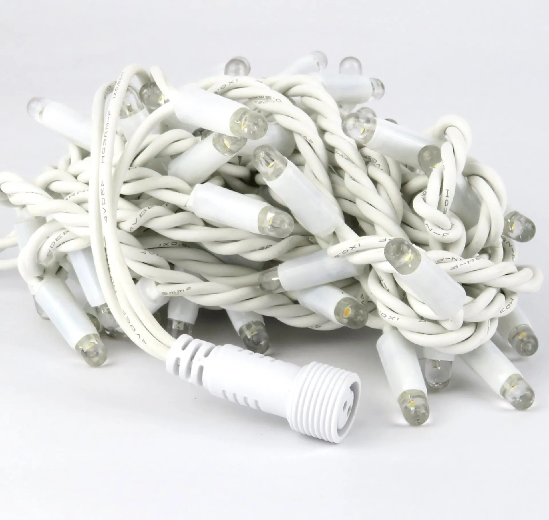 Solistech Led Kerstverlichting Eter Koppelbaar - 100 Lichtpuntjes - Ip65 Waterdicht - Extra Warm Wit 2200K - Hoogwaardige Rubberen Kabel - Energiezuinig 6W - Incl. Stekker 10 M New